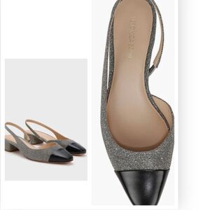 NWT Veronica Beard Cecile Half d'Orsay
Slingback Pump/Dust Bag